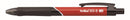 Pen Artline Bp Sg-8 1mm Retract Red Bx12