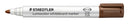 Sp- Marker Whiteboard Staedtler Lumocolor 351 2mm Bullet Brown (BX10)