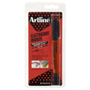 Sp- Marker Electricians Artline Dual Nib Permanent Black Hs
