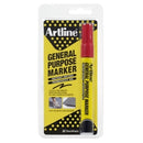 Sp- Marker General Purpose Artline 1.5mm Permanent Red Hs