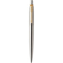 PEN PARKER JOTTER BALLPOINT STAINLESS STEEL GOLD TRIM