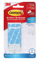Sp- Refill Strips Command Wet-22 Wet And Dry Combo 4 Medium & 2 Large