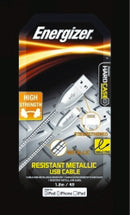 Cable Energizer Lightning Slv/Gld/Bk Pk5