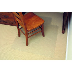 CHAIRMAT MARBIG 91X120CM ECONOMY PVC LOW KEY CLEAR