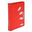 Sp- Binder Colourhide A4 2 D-Ring 25mm My Zipper Red