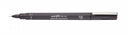 PEN UNI PIN 0.1MM FINELINER DARK GREY