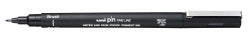 PEN UNI PIN FINELINER BLACK BRUSH TIP