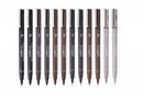 Sp- Pen Fineliner Drawing Uni Pin 200 Asst Pk12