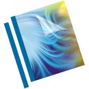 Sp- Thermal Covers Fellowes A4 1.5mm Leathergrain Blue Pk100