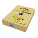 COPY PAPER RAINBOW A4 80GSM OFFICE PASTEL SAND PK500