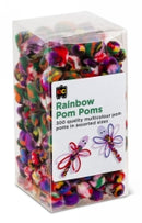 Sp- Pom Poms Ec Rainbow Pk300