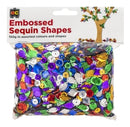 Sp- Sequins Ec 150gm Embossed Asst Shapes