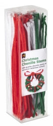 Sp- Chenille Stems Ec 30cm Christmas Pk200
