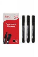 MARKER PERMANENT STAT 2.0MM BULLET NIB BLACK BX12