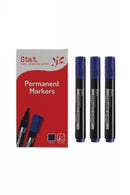 MARKER PERMANENT STAT 2.0MM BULLET NIB BLUE BX12