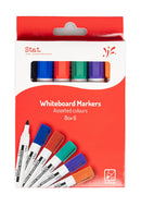 MARKER WHITEBOARD STAT 2.0MM BULLET NIB ASST WLT6