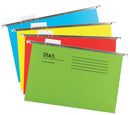 SUSPENSION FILE STAT FC INC INDEX & INSERT PAPER ASST COLOURS PK20
