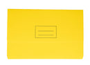 DOCUMENT WALLET STAT FC BOARD YELLOW