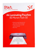 LAMINATING POUCH STAT A4 80 MICRON PK50