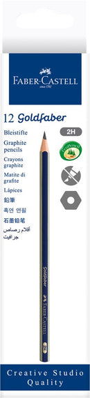 Pencils Graphite Faber-Castell 2h Goldfaber (BX12)