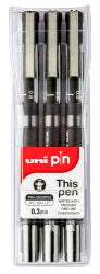 PEN UNI PIN 0.3MM FINELINER BLACK WLT3