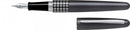 Sp- Pen Pilot Medium Mr3 Fountain Houndstooth Grey Barrel Black Ink