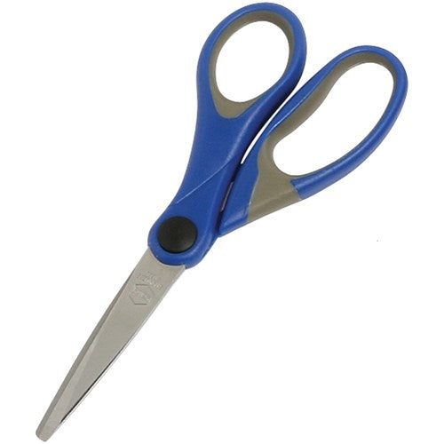 Marbig Comfort Grip Scissors 135mm Blue And Grey Handle