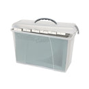 Sp- Carry Case Crystalfile 18l Clear Lid/Clear Base