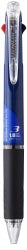 Pen Uni Jetstream Sxe3400 Rb Medium 1.00mm Multicolour Navy (BX10)