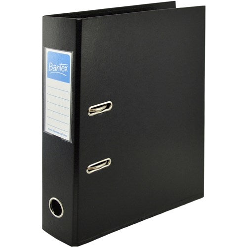 Bantex Lever Arch Binder A4 70mm PVC Black