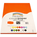 Sp- Cover Paper Rainbow A3 125gsm Saffron Orange Pk100