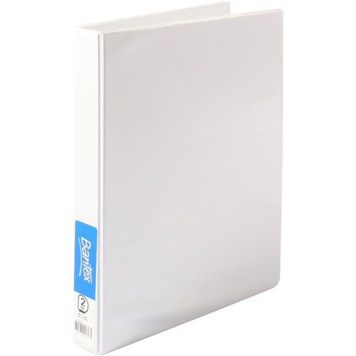 Bantex Insert Binder Standard A4 2D Ring 25mm White