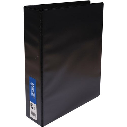 Bantex Insert Binder Standard A4 2D Ring 38mm Black