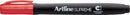Sp- Marker Artline Supreme Permanent 1-4mm Chisel Tip Red (BX12)