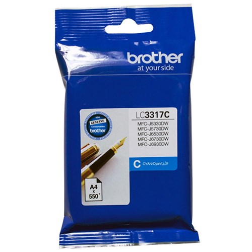 Brother LC-3317C Ink Cartridge Cyan | Better Office