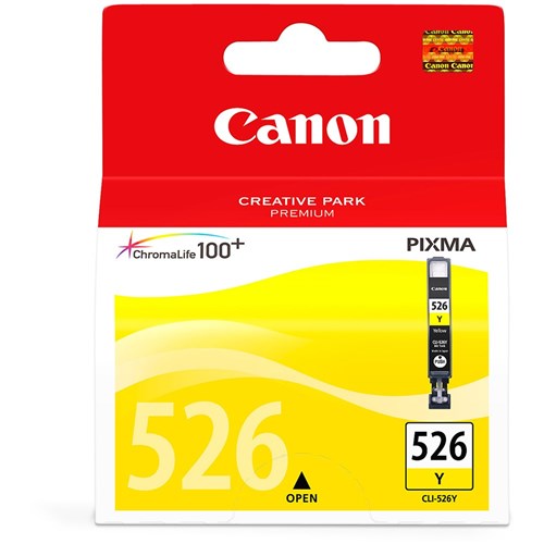 Canon ChromaLife100 Pixma CLI526Y Ink Cartridge Yellow | Better Office