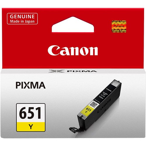 Canon Pixma CLI651Y Ink Cartridge Yellow | Better Office