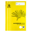Exercise Book Olympic A4 25mm Ruled E254 Margin 48pg