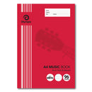 Music Book Olympic A4 8mm Stave M896 96pg (PK10)