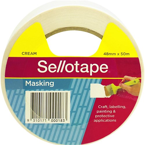 Sellotape Masking Tape 48mmx50m Beige | Better Office