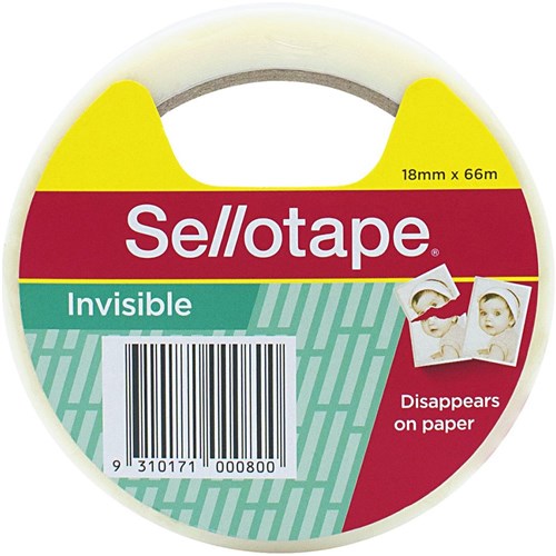 Sellotape Finishing Tape Matt 18mmx66m Invisible Tape | Better Office