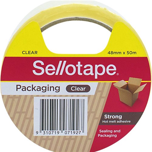 Sellotape Packaging Tape 48mmx50m Hot-Melt Adhesive Clear | Better Office