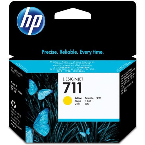 HP CZ132A 711 Ink Cartridge 29ml Yellow | Better Office