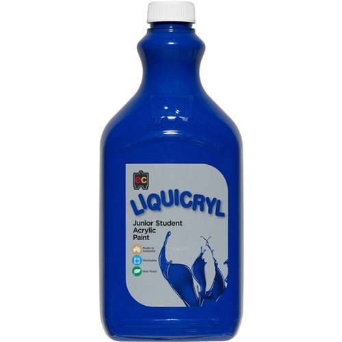 EC Liquicryl Paint 2 Litres Brilliant Blue