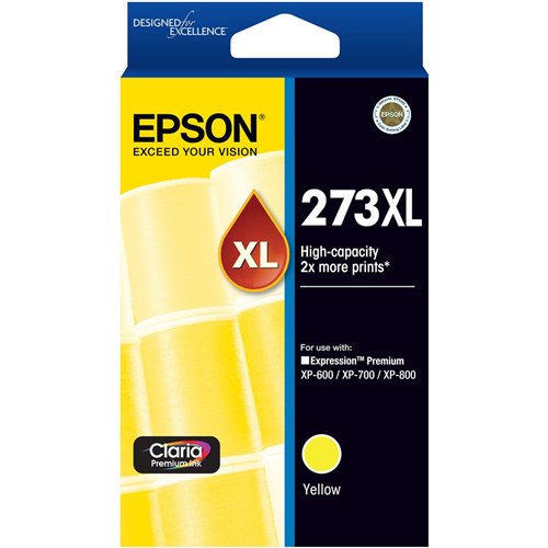 Epson 273XL Claria Premium Ink Cartridge High Yield Yellow | Better Office