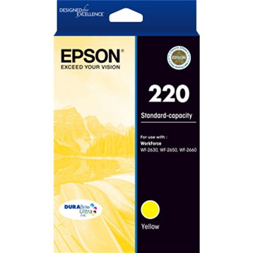 Epson 220 DURABrite Ultra Ink Cartridge Yellow | Better Office