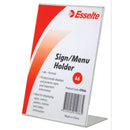 Sp- Menu/Sign Holder Esselte A6 Slanted Portrait