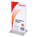 MENU/SIGN HOLDER ESSELTE DL DOUBLE SIDED PORTRAIT