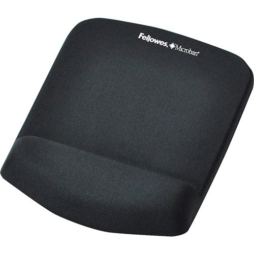 Fellowes PlushTouch Mouse Pad Wrist Rest Black | Better Office