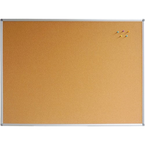 Rapidline Corkboard 900W x 15D x 600mmH Aluminium Frame